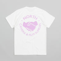 North Supplies T-Shirt - White / Yellow / Lavender thumbnail