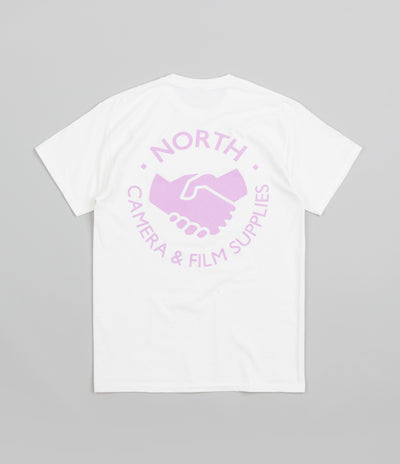 North Supplies T-Shirt - White / Yellow / Lavender