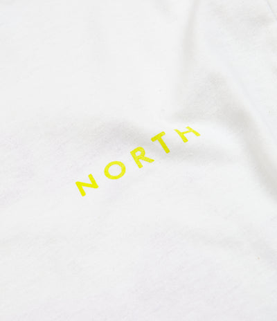 North Supplies T-Shirt - White / Yellow / Lavender