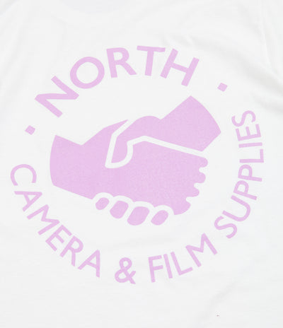 North Supplies T-Shirt - White / Yellow / Lavender