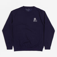 North Zodiac Crew Embroidered Crewneck Sweatshirt - Navy / White thumbnail