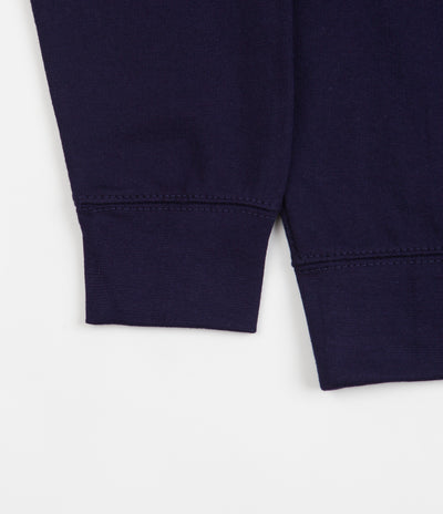 North Zodiac Crew Embroidered Crewneck Sweatshirt - Navy / White