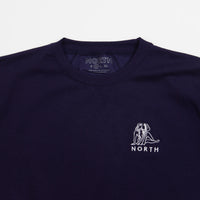 North Zodiac Crew Embroidered Crewneck Sweatshirt - Navy / White thumbnail