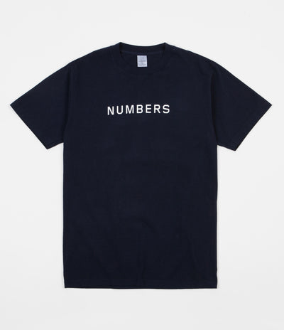 Numbers 12:45 Wordmark T-Shirt - Navy