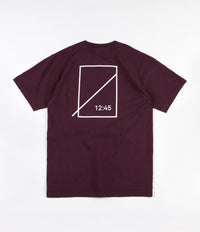 Numbers Mitered Logotype T-Shirt - Port