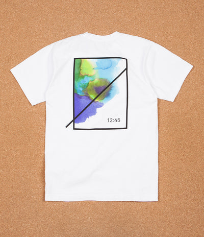 Numbers Watercolour Symbol T-Shirt - White