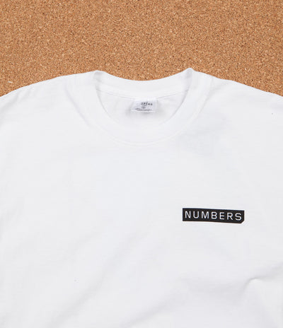 Numbers Watercolour Symbol T-Shirt - White