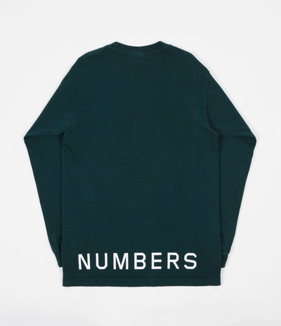 Numbers Wordmark Long Sleeve T-Shirt - Pine
