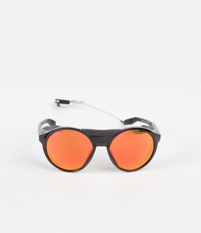 Oakley Clifden Sunglasses - Polished Black / Prizm Ruby