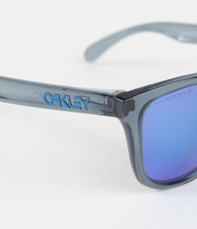 Oakley Frogskins Sunglasses - Crystal Black / Prizm Sapphire