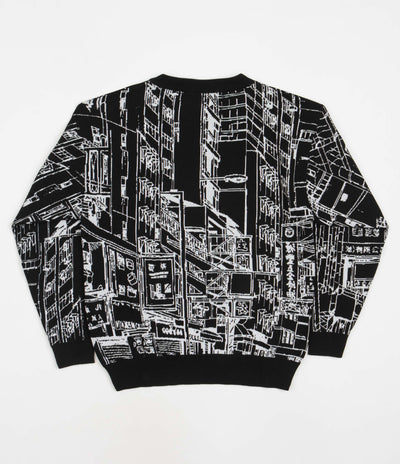 Octagon 4AM Knitted Sweatshirt - Black / White