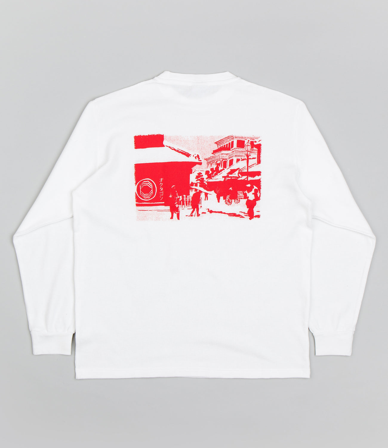 Octagon Edo Thermal Long Sleeve T-Shirt - White | Flatspot