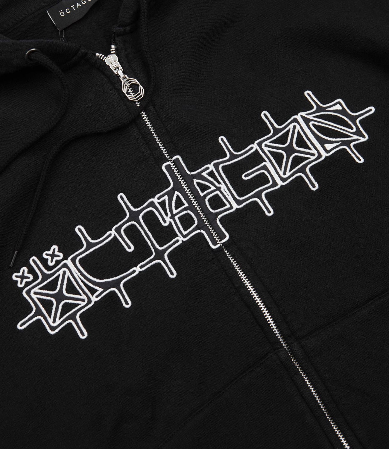 Octagon Surudoi Zip Hoodie - Black | Flatspot