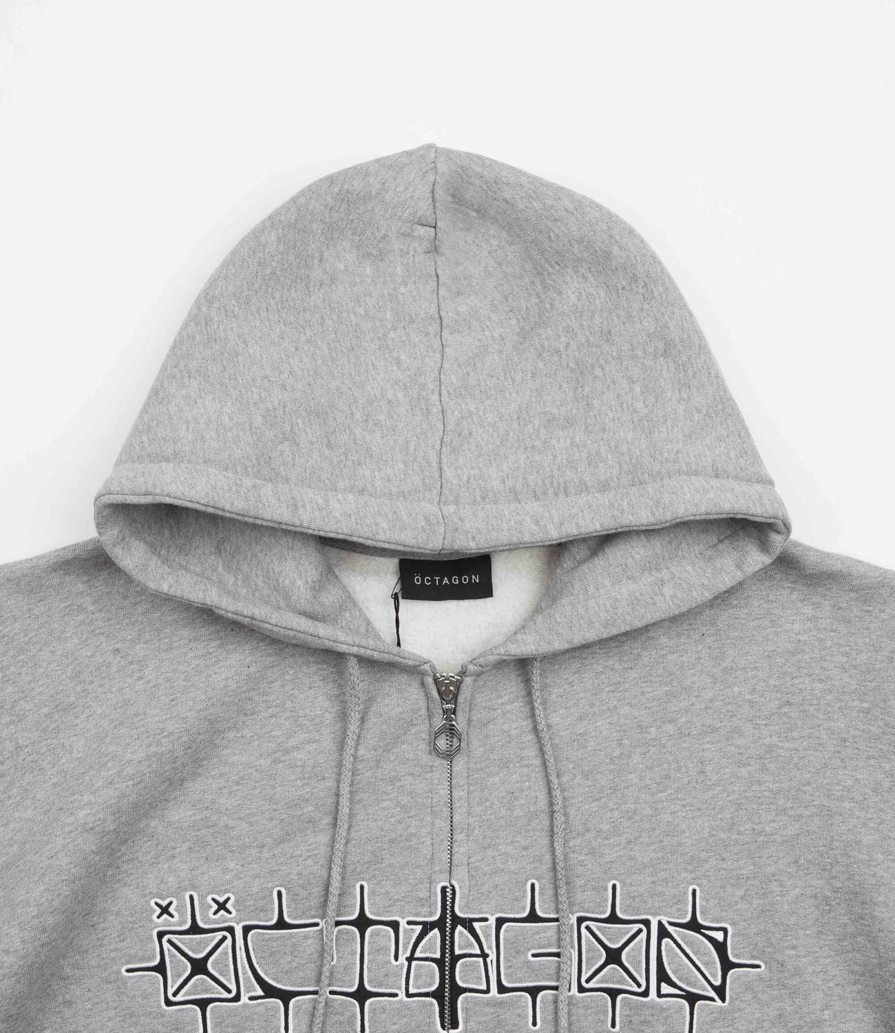 Octagon Surudoi Zip Hoodie - Heather Grey | Flatspot