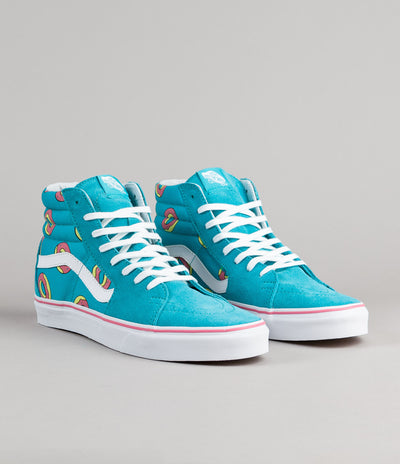Odd Future x Vans Sk8-Hi OF Donut Shoes - Scuba Blue