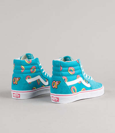 Odd Future x Vans Sk8-Hi OF Donut Shoes - Scuba Blue
