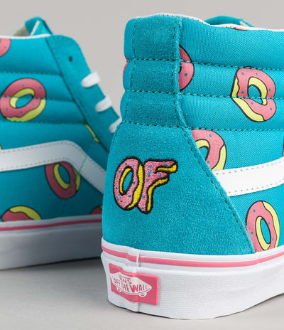 Odd Future x Vans Sk8-Hi OF Donut Shoes - Scuba Blue