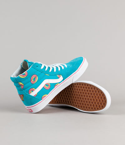 Odd Future x Vans Sk8-Hi OF Donut Shoes - Scuba Blue
