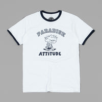 Paradise NYC Attitude Ringer T-Shirt - Blue thumbnail