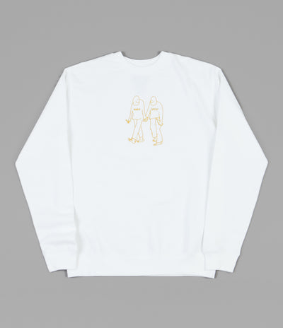 Paradise NYC Gonz Soulmates Crewneck Sweatshirt - White