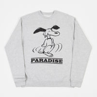 Paradise NYC Happy Dance Crewneck Sweatshirt - Grey thumbnail