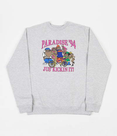 Paradise NYC Jus' Kickin' It Crewneck Sweatshirt - Grey