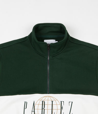Parlez Alvar 1/4 Zip Sweatshirt - Forest