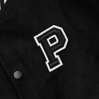 Parlez Bay Bomber College Jacket - Black thumbnail