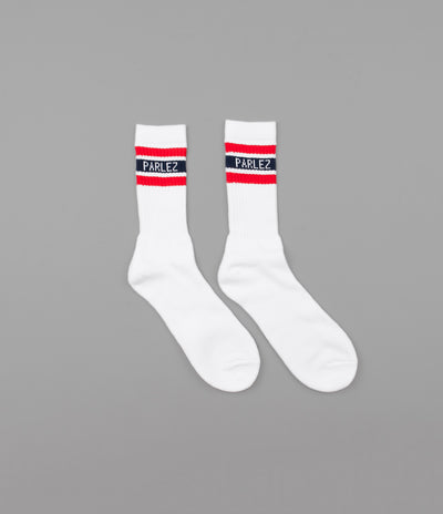 Parlez Block Socks - Red