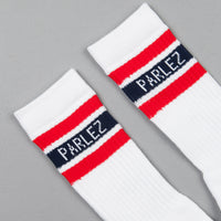 Parlez Block Socks - Red thumbnail
