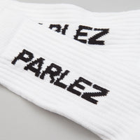 Parlez Boom Socks - White thumbnail