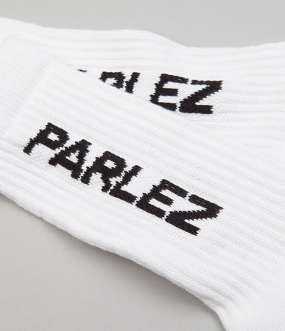 Parlez Boom Socks - White