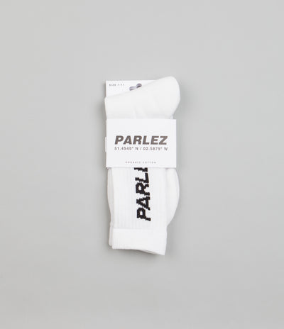 Parlez Boom Socks - White