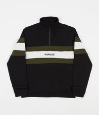 Parlez Bowline 1/4 Zip Sweatshirt - Black