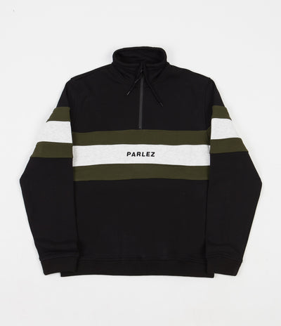 Parlez Bowline 1/4 Zip Sweatshirt - Black