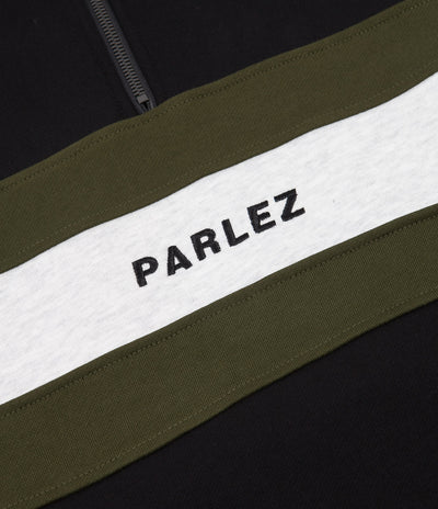 Parlez Bowline 1/4 Zip Sweatshirt - Black