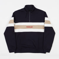 Parlez Bowline 1/4 Zip Sweatshirt - Navy thumbnail