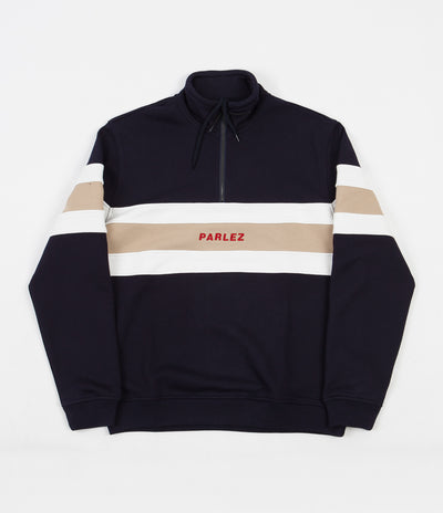 Parlez Bowline 1/4 Zip Sweatshirt - Navy