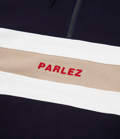 Parlez Bowline 1/4 Zip Sweatshirt - Navy