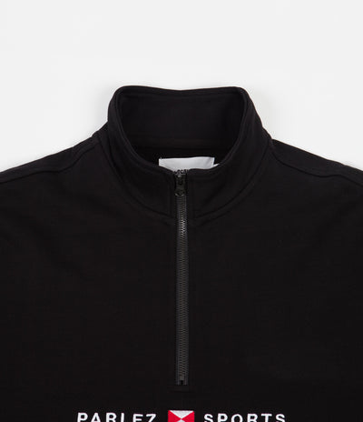 Parlez Byera 1/4 Zip Sweatshirt - Black