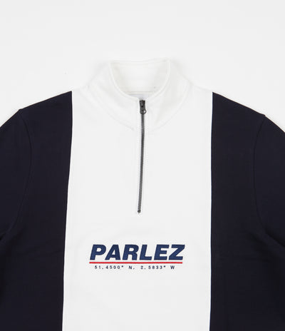 Parlez Fife Half Zip Sweatshirt - Navy