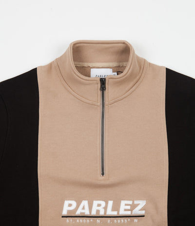 Parlez Fife Half Zip Sweatshirt - Sand