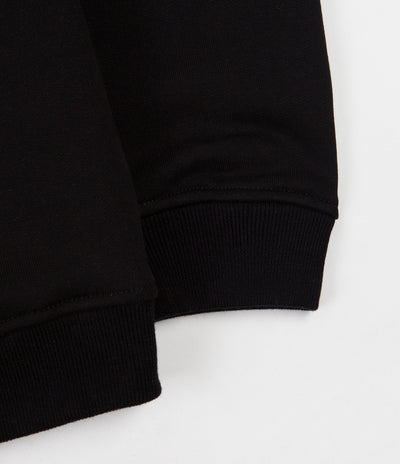 Parlez Flag 1/4 Zip Sweatshirt - Black