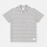 Parlez Galeas Short Sleeve Shirt - White Stripe thumbnail