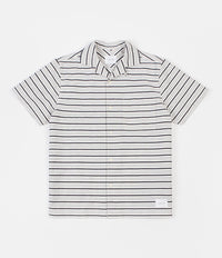 Parlez Galeas Short Sleeve Shirt - White Stripe