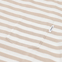 Parlez Heavy Stripe Pocket T-Shirt - Sand thumbnail
