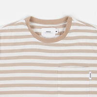 Parlez Heavy Stripe Pocket T-Shirt - Sand thumbnail