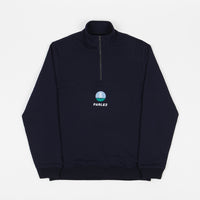 Parlez Held 1/4 Zip Sweatshirt - Navy thumbnail