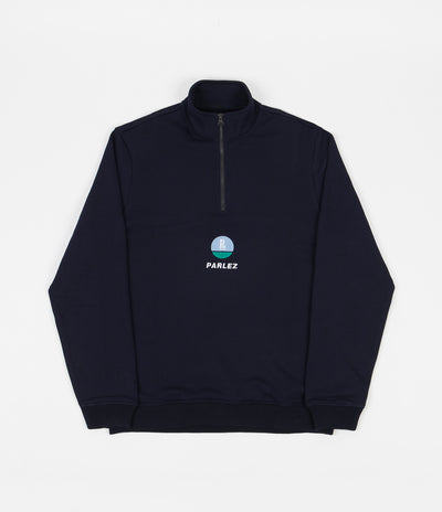 Parlez Held 1/4 Zip Sweatshirt - Navy