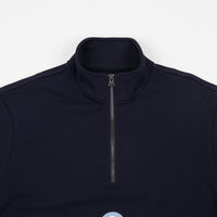 Parlez Held 1/4 Zip Sweatshirt - Navy thumbnail